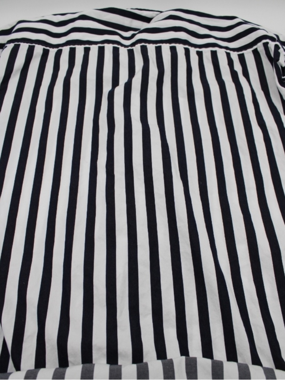 A New Day • Navy & White Striped Shirt Dress - Picture 5 of 9
